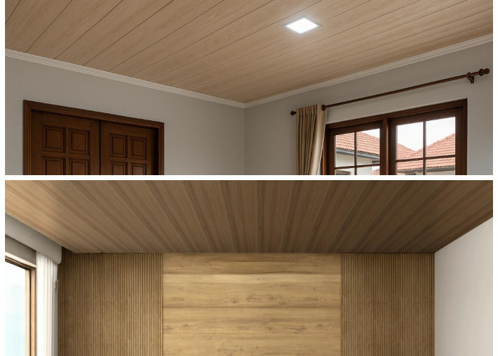 7 Tren Motif Plafon PVC Serat Kayu 2026 yang Ubah Tampilan Rumah Jadi Berkelas dan Elegan