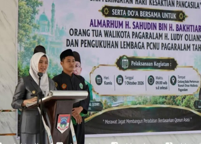 Wawako Hj Bertha Sebut Kolaborasi PCNU Untuk Kemajuan Pagar Alam 