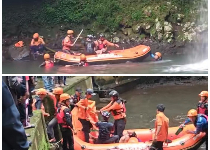 Pemuda Tenggelam di Curup Mangkok, Tim BPBD Lakukan Evakuasi Darurat
