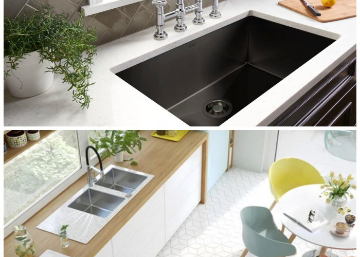 Desain Tempat Cuci Piring Simpel namun Menawan, Solusi Pas untuk Dapur Minimalis