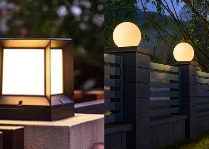 Lampu Pagar Tembok untuk Depan Rumah, Kecil tapi Bikin Tampilan Lebih Elegan!