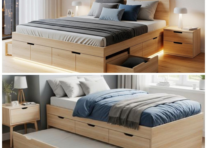 10 Inspirasi Tempat Tidur Multifungsi 2026: Ubah Area Tidur Jadi Ruang Penyimpanan Rahasia yang Estetik