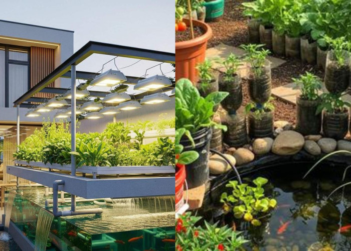 Desain Rumah dengan Kebun Sayur di Atas Kolam Ikan, Hemat Lahan dan Ramah Lingkungan!
