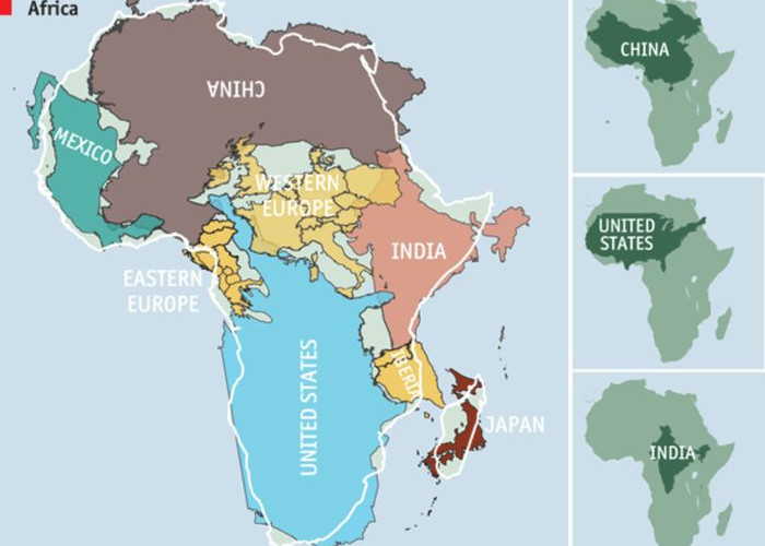 9 Peta Dunia yang Bisa Mengubah Pandangan, Begini Fakta Mengejutkannya