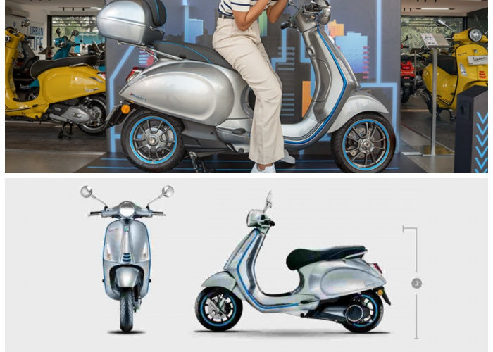 Tampil Futuristik! Vespa Elettrica Hadirkan Sentuhan Klasik dengan Inovasi Ramah Lingkungan