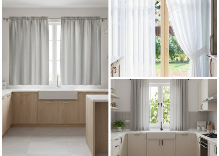 7 Inspirasi Gorden Dapur Minimalis Modern yang Bikin Ruangan Makin Estetik dan Nyaman