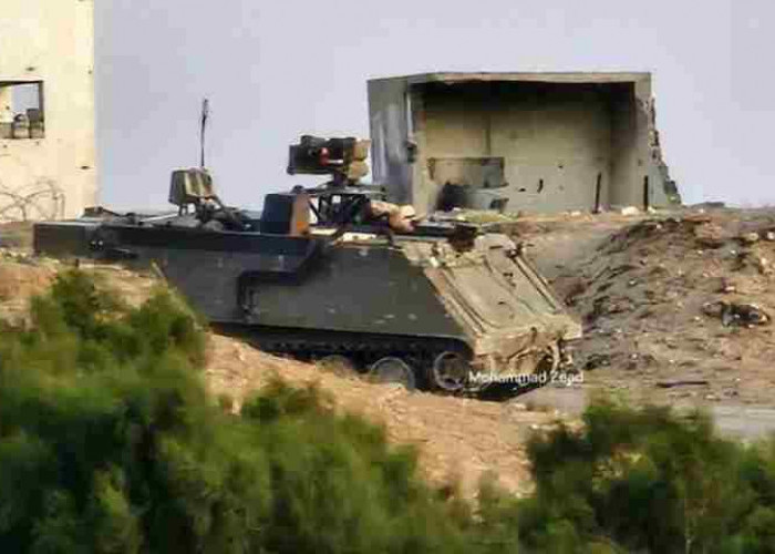 Tank Zelda Israel Merangsek Wilayah Rafah, Begini Penampakan Ranpur Tanpa Awak