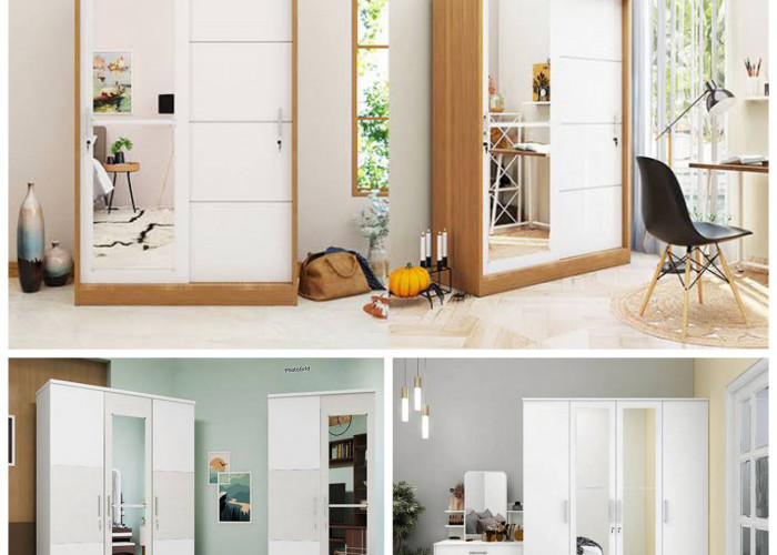 Kamar Makin Estetik! 7 Inspirasi Lemari Pakaian Minimalis Modern yang Bikin Ruangan Terlihat Lebih Luas!