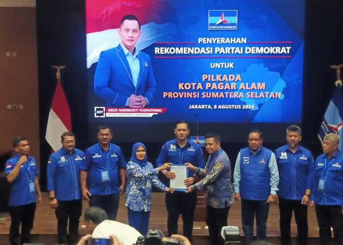 Sah! Partai Demokrat Resmi Dukung Pasangan HEPI di Pilkada Pagar Alam 2024