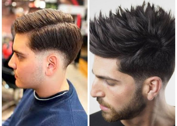 Potongan Spiky Fade, Tampilan Dinamis untuk Pria Penuh Energi