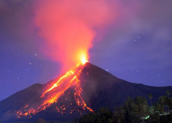 Bahaya Gunung Karangetang! PVMBG : Minta Warga Waspadai banjir material vulkanik  