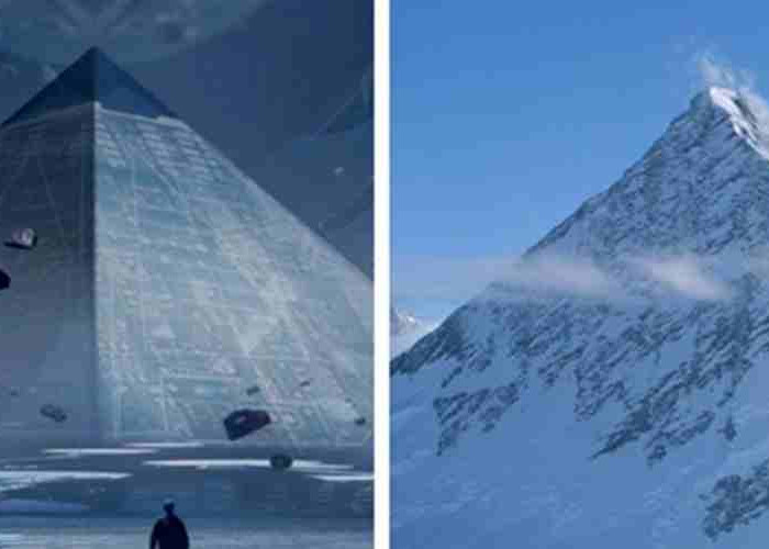 Bikin Heboh Dunia! Piramida Es Raksasa Terlihat Di Antartika, Ini Penjelasannya