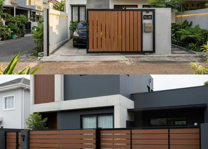 Fasad Rumah Sempit Jadi Mewah: 5 Inspirasi Pagar Geser Modern yang Hemat Ruang dan Estetik
