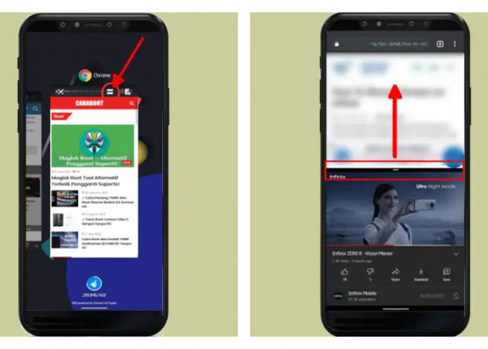 Split Screen di HP Infinix Cuma Butuh Beberapa Detik, Ini Caranya!