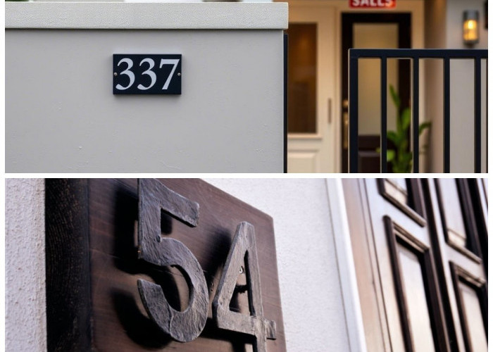 Inspirasi Nomor Rumah Kreatif: Cara Sederhana Membuat Fasade Tampak Lebih Elegan