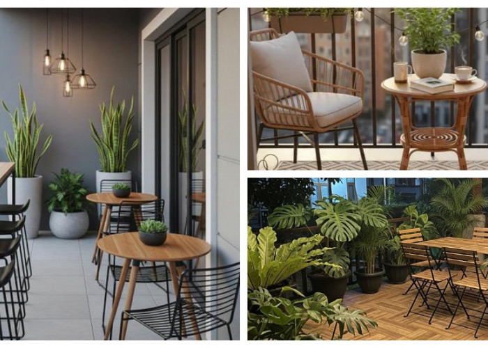 8 Desain Balkon Rumah Bergaya Kafe, Bikin Waktu Sore Makin Nyaman!