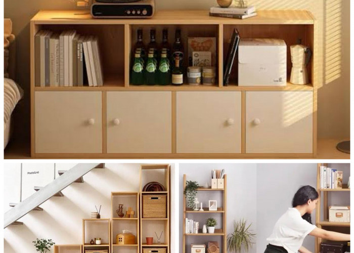 Bukan Sekadar Tempat Buku! Rak Unik Ini Bikin Sudut Rumah Makin Estetik!