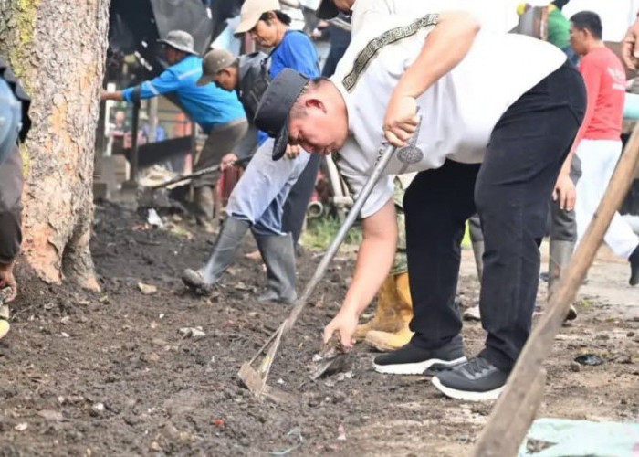 Gerak Cepat Cegah Banjir, Drainase PTM Nendagung Dibersihkan