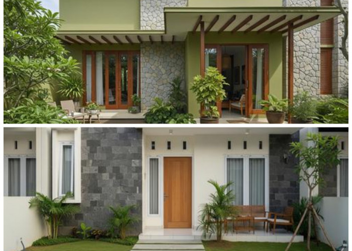 7 Perpaduan Warna Cat Teras dengan Batu Alam Agar Hunian Kamu Gak Kelihatan Jadul