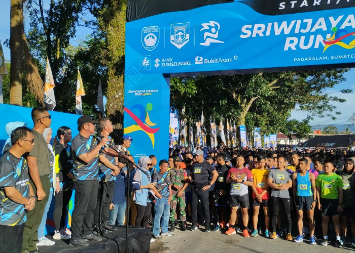 Ribuan Peserta Ikuti Sriwijaya Dempo Run 2022