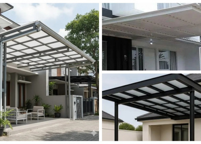 Bukan Sekadar Pelindung, Inilah Varian Model Kanopi Baja Ringan yang Mempercantik Eksterior Rumah!