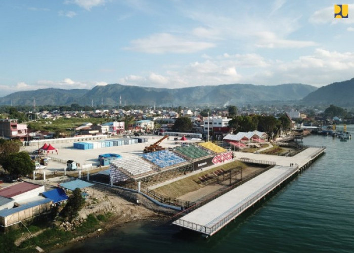 PUPR Selesaikan Pembangunan Venue Kejuaraan Dunia Perahu Motor Formula 1 di Danau Toba