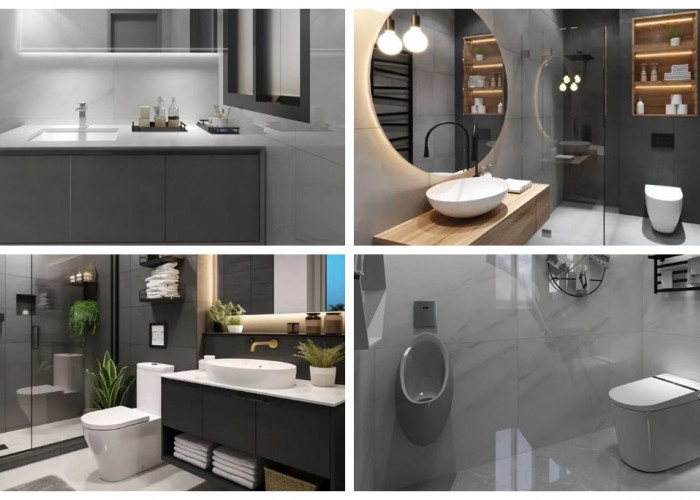 4 Desain Kamar Mandi Abu-Abu: Ide Modern yang Netral dan Elegan untuk Hunian Masa Kini