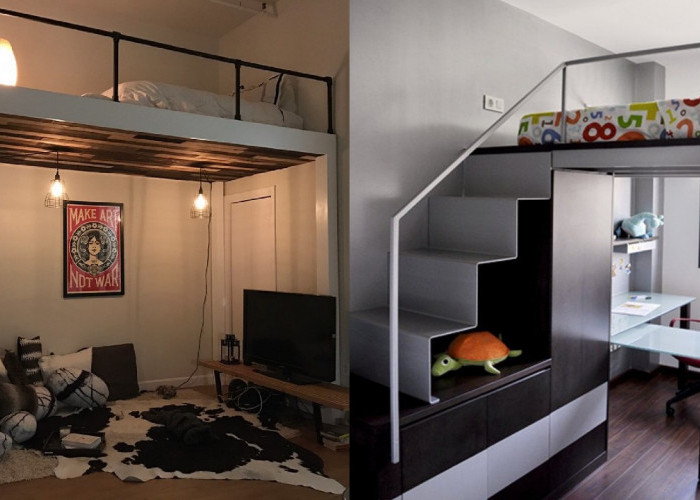 Inspirasi Desain Kamar Loft Bed yang Aesthetic dan Bikin Ruang Terasa Luas!