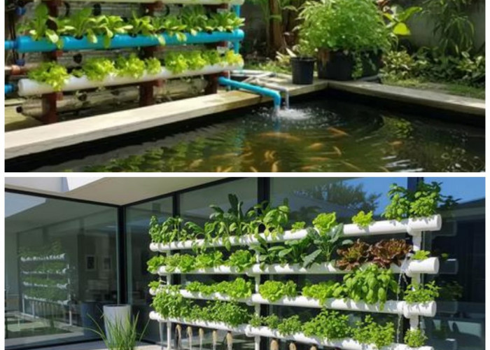 Rumah Hijau Modern: Kebun Sayur di Atas Kolam Ikan, Solusi Urban Farming untuk Lahan Sempit