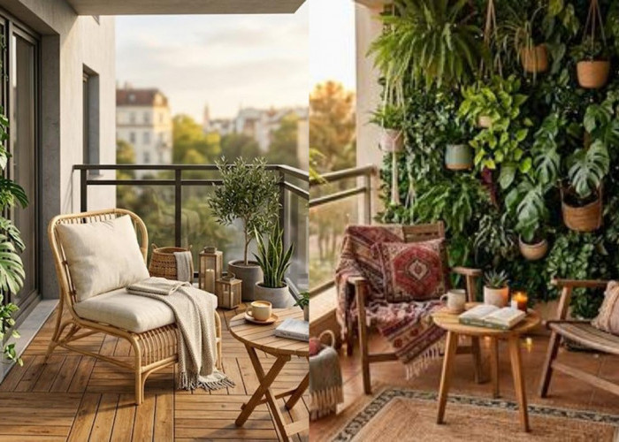Inspirasi Dinding Balkon Kombinasi Tanaman Vertikal, Solusi Hijau untuk Ruang Sempit!