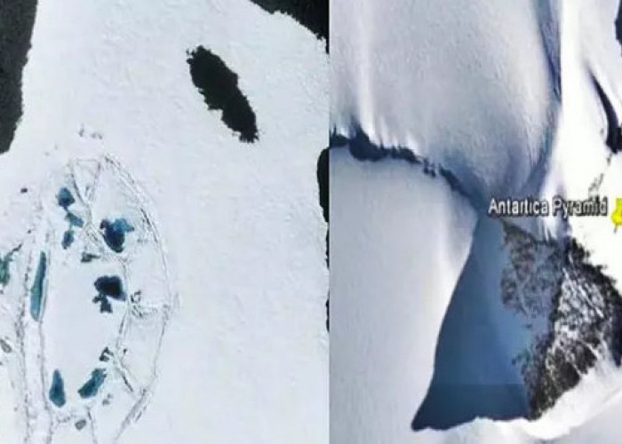 Gegerkan Dunia! Piramida Misterius Ditemukan Di Antartika Yang Tertutup Es