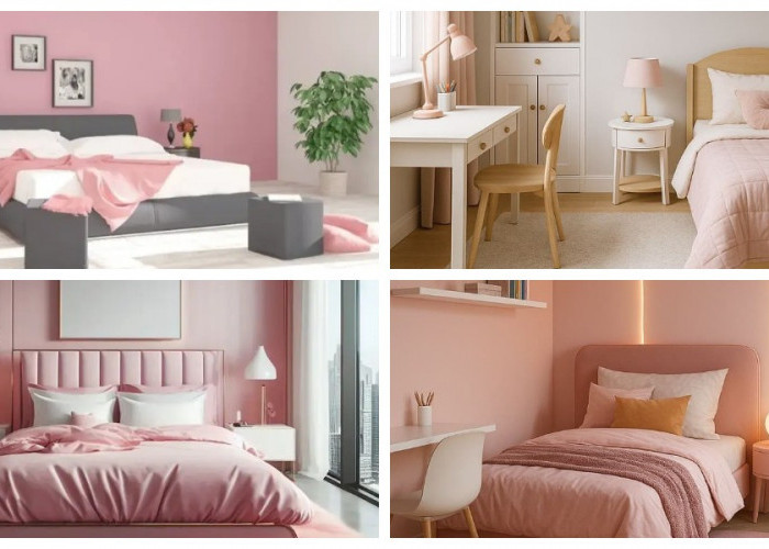 11 Inspirasi Kamar Pink Aesthetic, Perpaduan Warna Cantik dan Dekorasi Estetis