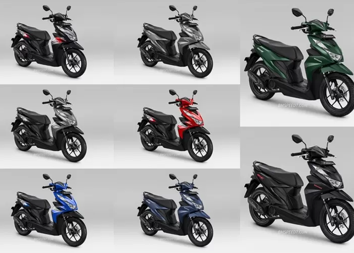 Varian Honda BeAT, Pilihan Warna dan Efek Estetika pada Deluxe dan CBS ISS