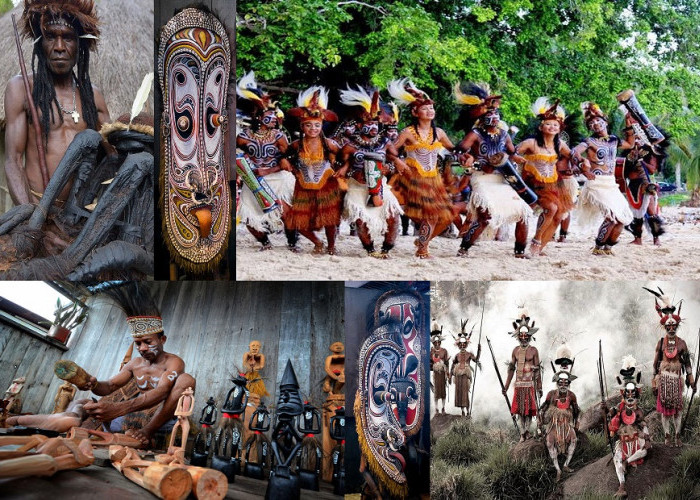 UNIK! Ini Tradisi 5 Suku di Tanah Papua, Suku Asmat Miliki Seni Rupa Sebagus Ini