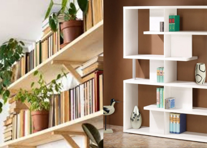 Desain Rak Buku Dinding Simple dan Estetik untuk Hunian Modern!