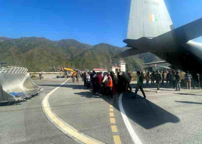 C-130J Super Hercules India Terbang Memukau, Operasi Penyelamatan Korban Terowongan Runtuh