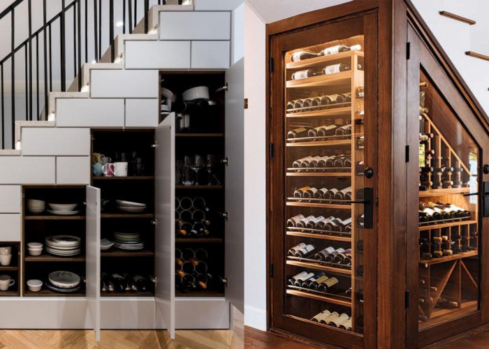 Bikin Ruang Tak Terpakai Jadi Berguna! Inspirasi Lemari Bawah Tangga Multifungsi