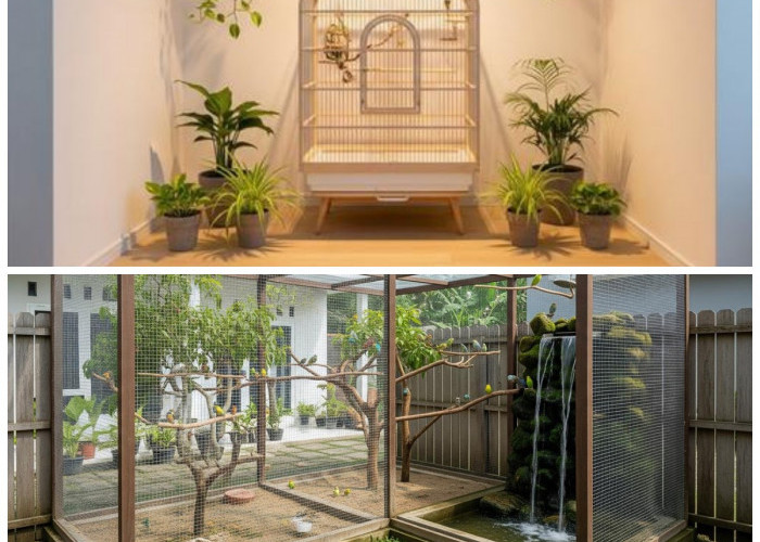 Inspirasi Rumah Minimalis dengan Kandang Burung Indoor, Estetik dan Bikin Adem