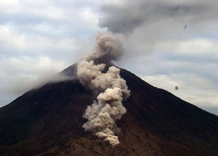 Gunung Semeru Erupsi, Keluarkan Lava Pijar Sejauh 500 Meter