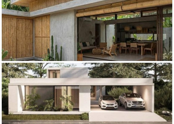 Rumah Modern Tropis 1 Lantai Jadi Favorit 2026, Desainnya Sejuk dan Fungsional