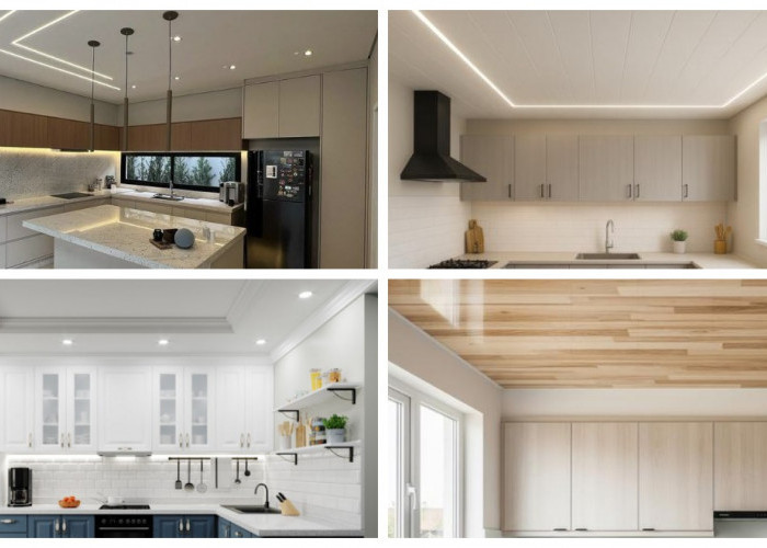 Bukan Sekadar Atap! Berikut 10 Ide Model Plafon Dapur Terbaru yang Bikin Dapur Tampil Mewah dan Bebas Noda