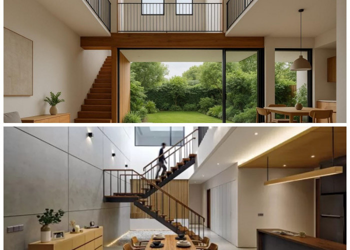 Desain Rumah Kecil dengan Void Modern: Menghadirkan Cahaya dan Keterbukaan dalam Setiap Ruangan
