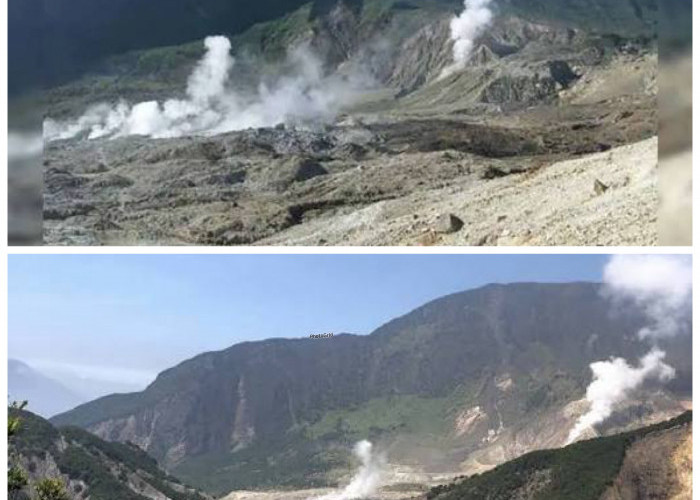 Sejarah Gunung Papandayan, Gunung Api Legendaris dengan Kawah Eksotis dan Kisah Letusan Besar
