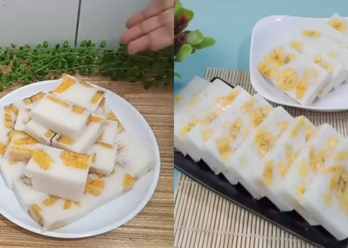 Puding Pisang Lembut dan Manis, Cocok untuk Pesta Keluarga!