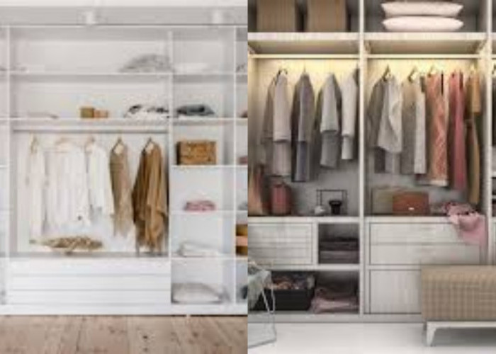 Inspirasi Desain Lemari Pakaian Minimalis Modern untuk Kamar Lebih Estetik!