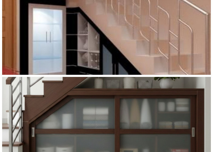 Inspirasi Lemari Kaca Bawah Tangga 2026, Solusi Penyimpanan Modern dan Estetik