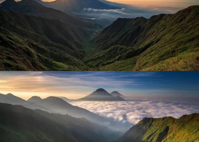 Serasa di Atas Awan! Intip Pesona Alam Gunung Bismo, Jalur Pendakian Terindah di Jantung Dieng