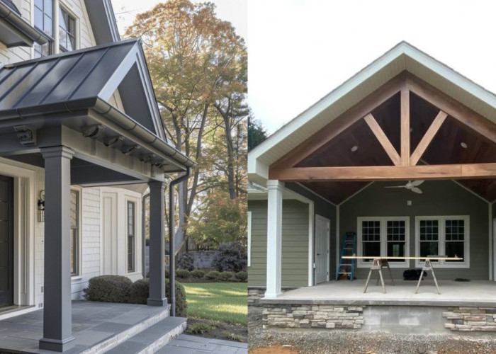 Atap Teras Segitiga 2026: Desain Sederhana yang Bikin Fasad Lebih Menarik!