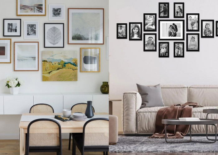 Inspirasi Cara Menata Bingkai Foto Aesthetic di Ruang Tamu Rumah!
