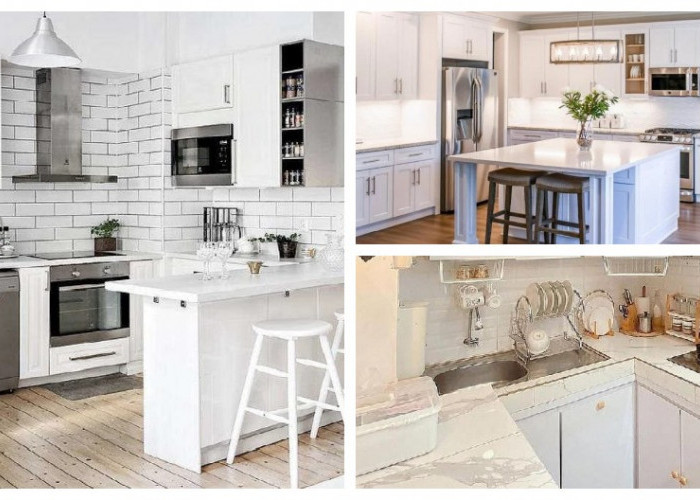 Dapur Impian! 5 Inspirasi Kitchen Set Modern Warna Putih Wajib Ditiru